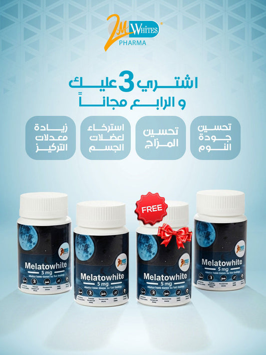 3+1Free Melato white melatonine 5 mg 30 tablet